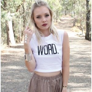 Muscle tee or tank top or graphic tee